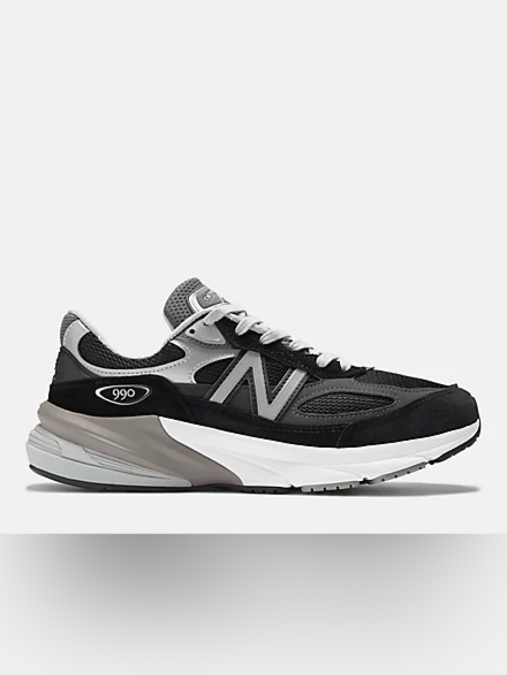 New Balance 990v5 Sneakers - Black & Gray